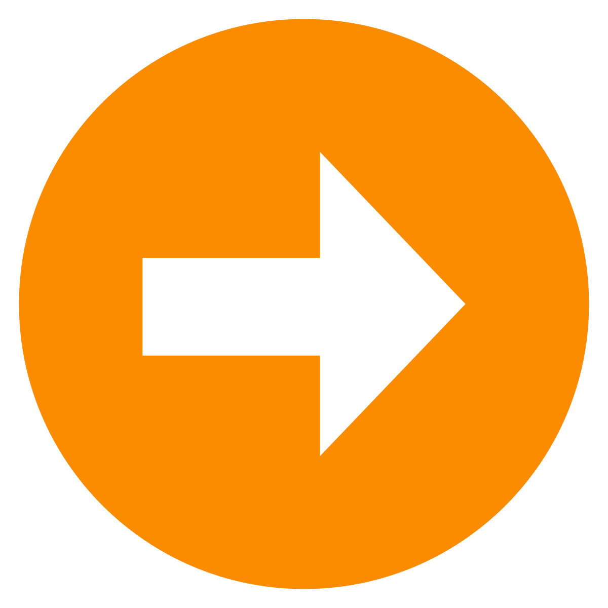 Orange arrow icon